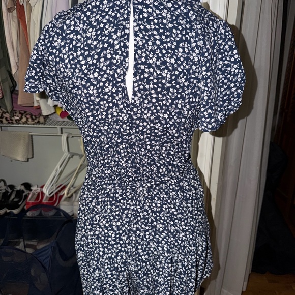 Trixxi Navy Floral Mido Romper Dress - Picture 3 of 4